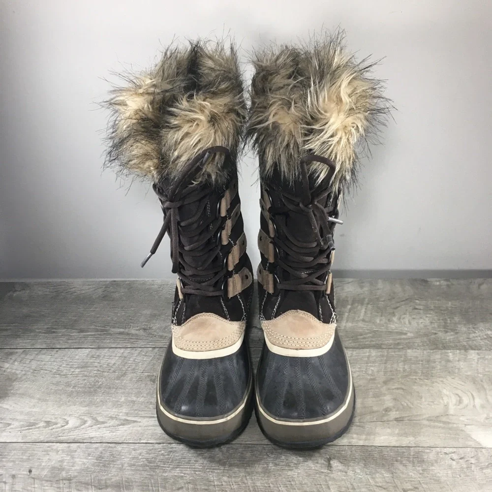 Sorel Joan of Arctic Women's Winter Snow Waterproof Leather Boots NL1540 Size 10
